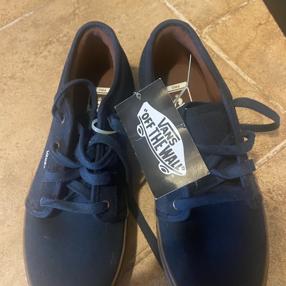 Vans Blue Sneakers Canvas Low-Top
